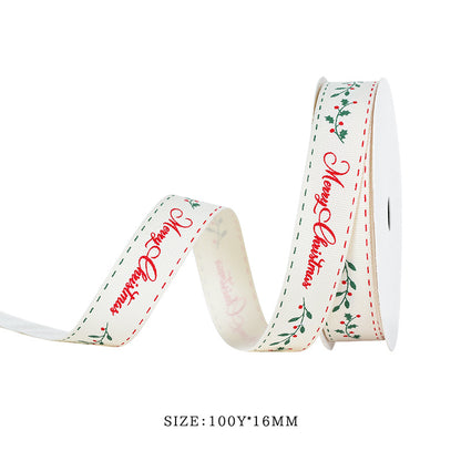 Yama 16MM Width Merry Christmas Ribbon 48160