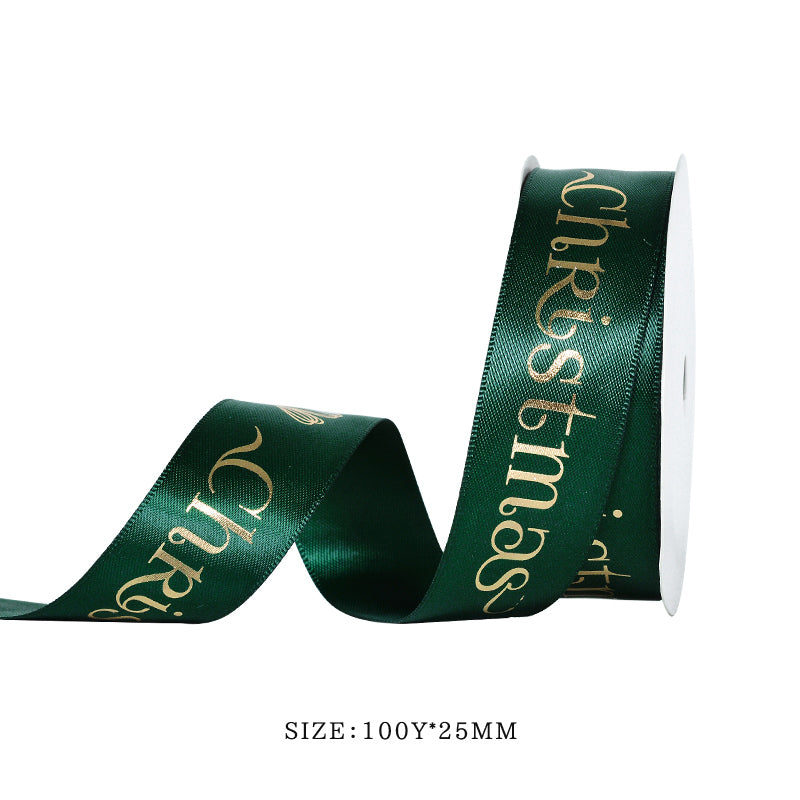 Yama 25MM Width Christmas Printed Ribbon 48800