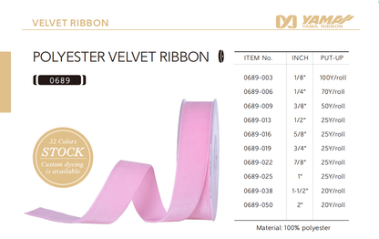 YAMA Velvet  Ribbon 20689