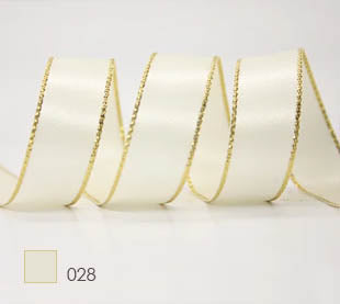 YAMA Gold Metallic Edge Satin Ribbon 28801