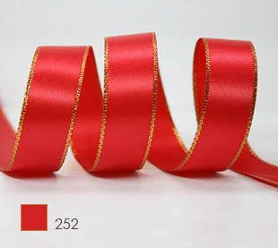 YAMA Gold Metallic Edge Satin Ribbon 28801