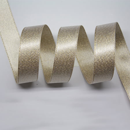 YAMA Polyester Gold Purl Satin Ribbon 28866