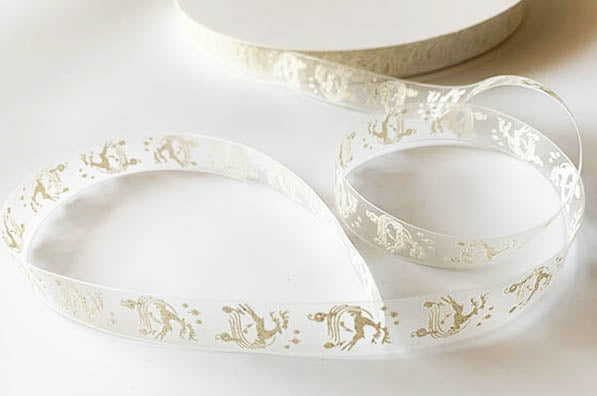 YAMA 16MM Organza Ribbon Printed34400