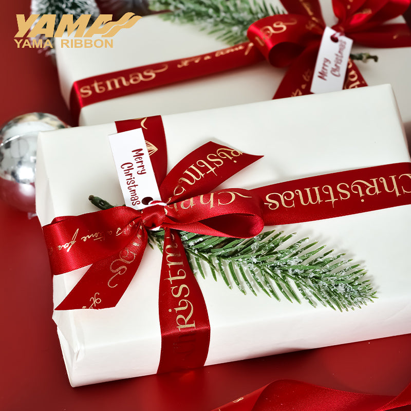 Yama 25MM Width Christmas Printed Ribbon 48800