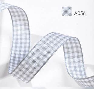YAMA Polyester Gingham Plaid Fabric Ribbon 27788