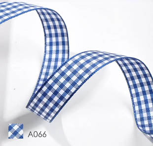 YAMA Polyester Gingham Plaid Fabric Ribbon 27788