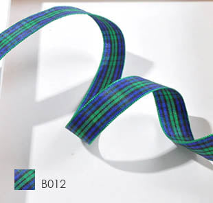 YAMA Polyester Gingham Plaid Fabric Ribbon 27788
